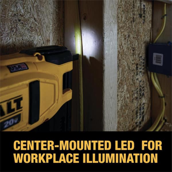 DEWALT - 20V MAX Lithium-Ion Cordless Cable Stapler with 20V MAX Compact Lithium-Ion 2.0Ah Battery Pack