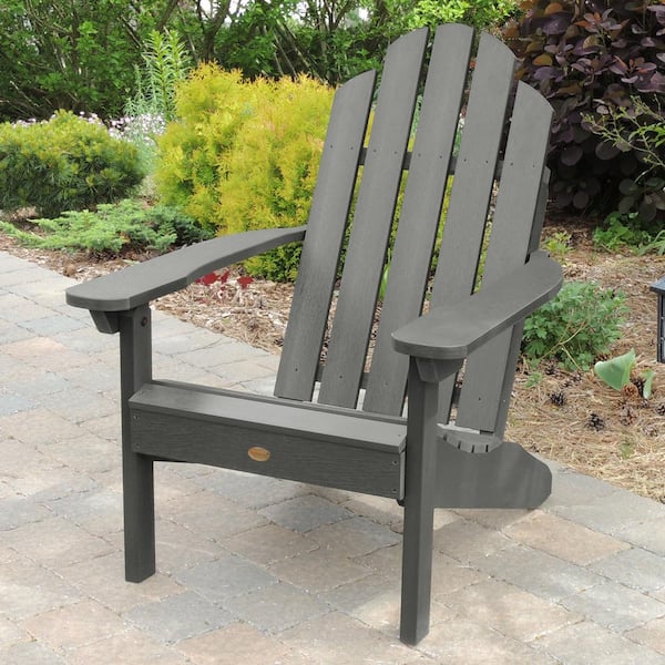 Highwood Classic Wesport Coastal Teak Recycled Plastic Adirondack Chair