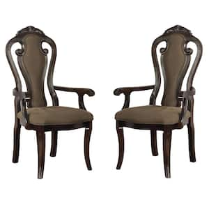 Design Toscano Toulon French Rococo Walnut Mahogany Arm Chair AF1560 - The  Home Depot