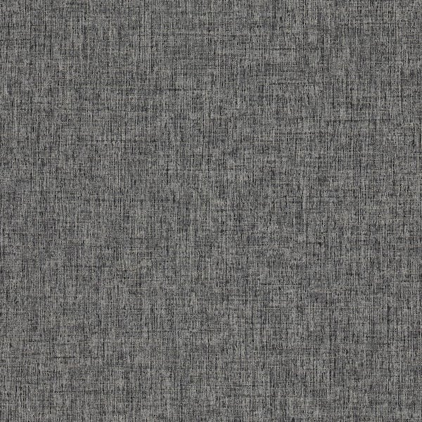 Advantage Larimore Faux Fabric Grey Non pasted Non Woven Wallpaper