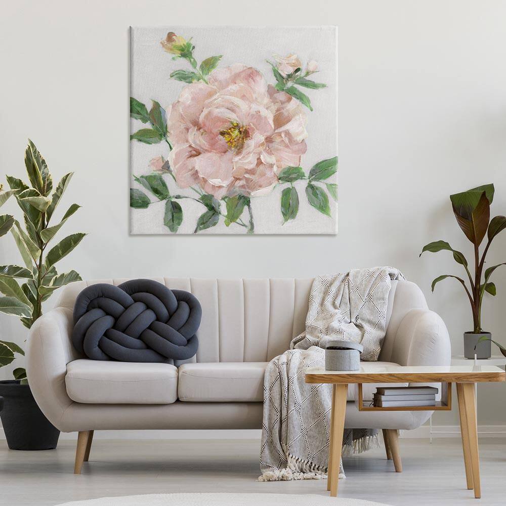 Pink Carnation Blossom by Sally Swatland Unframed Nature Graphic Art Print 36 in. x 36 in. price history on PriceWatchPro