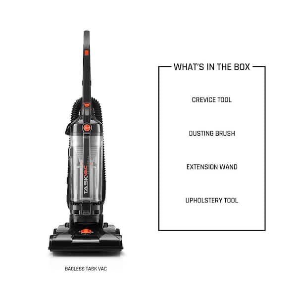 Commercial TaskVac Bagless, Corded, Lightweight Upright Vacuum Cleaner, HEPA Filter, Professional Grade with Accessories