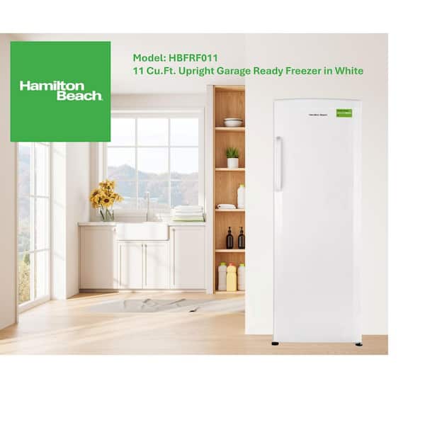 Hamilton Beach Upright Freezer 11 Cu Ft White