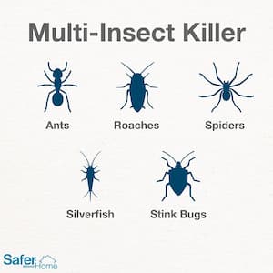 Safer Home Indoor Bug Killer Spray for Ants, Roaches, Spiders, Fleas (13 oz.)