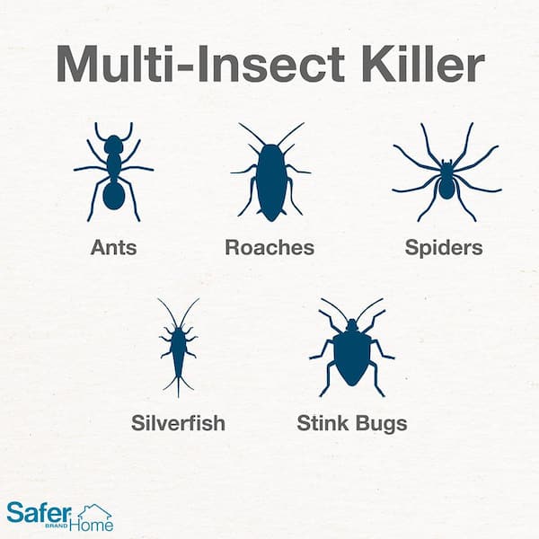 Safer Home Indoor Insect Killer Spray for Ants, Roaches, Spiders, Fleas (13 oz. )