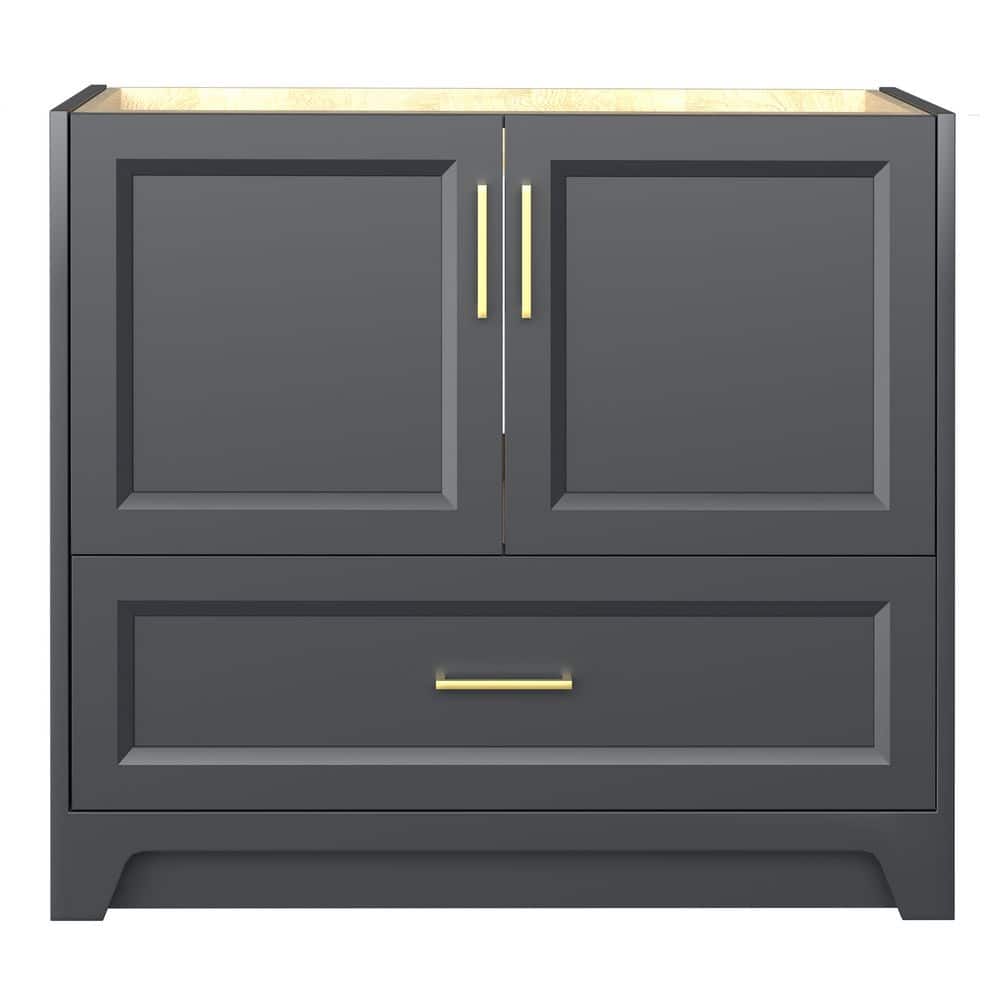 24 in. W x 21.5 in. D x 33.5 in. H Bath Vanity Cabinet without Top Bathroom Vanity Modern Thickened Wood in White Dove price history on PriceWatchPro