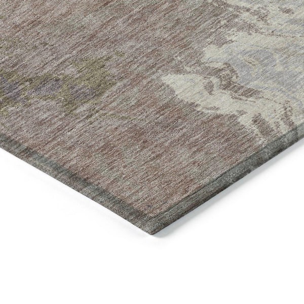 Chantille Machine Washable Indoor/Outdoor Abstract ACN1841 Teal 8 ft. x 10 ft. Accent Rug