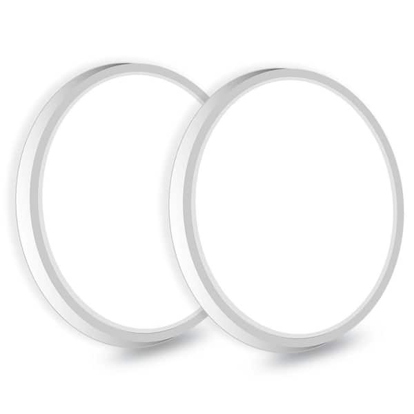 12 in. 28-Watt 3600 Lumens RGB Color Changing LED Recessed Ceiling Light for Bedroom,3CCT Selectable,ETL Listed (2-Pack)