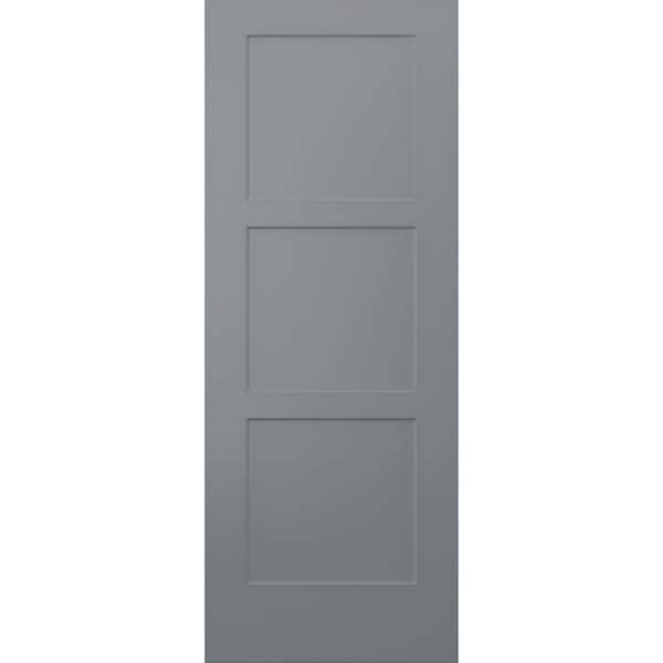 JELD-WEN 32 in. x 80 in. Birkdale Stone Stain Smooth Solid Core Molded Composite Interior Door Slab