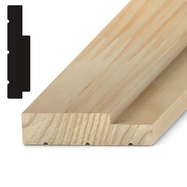 Kelleher 1-1/4 in. x 4-5/8 in. x 7 ft. Fingerjoint Pine Exterior Frame Moulding