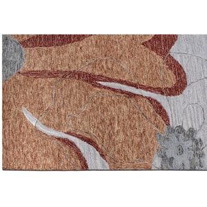 C1764 Silver 8 ft. 6 in. x 11 ft. 6 in. Hand Tufted Looped Pile Wool Area Rug