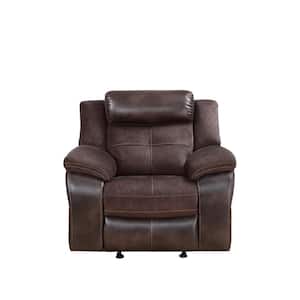 Pueblo Brown Leatherette Recliner