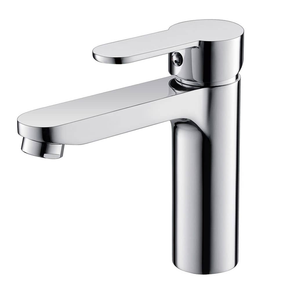 Single Hole Single-Handle Bathroom Faucet in Polished Chrome