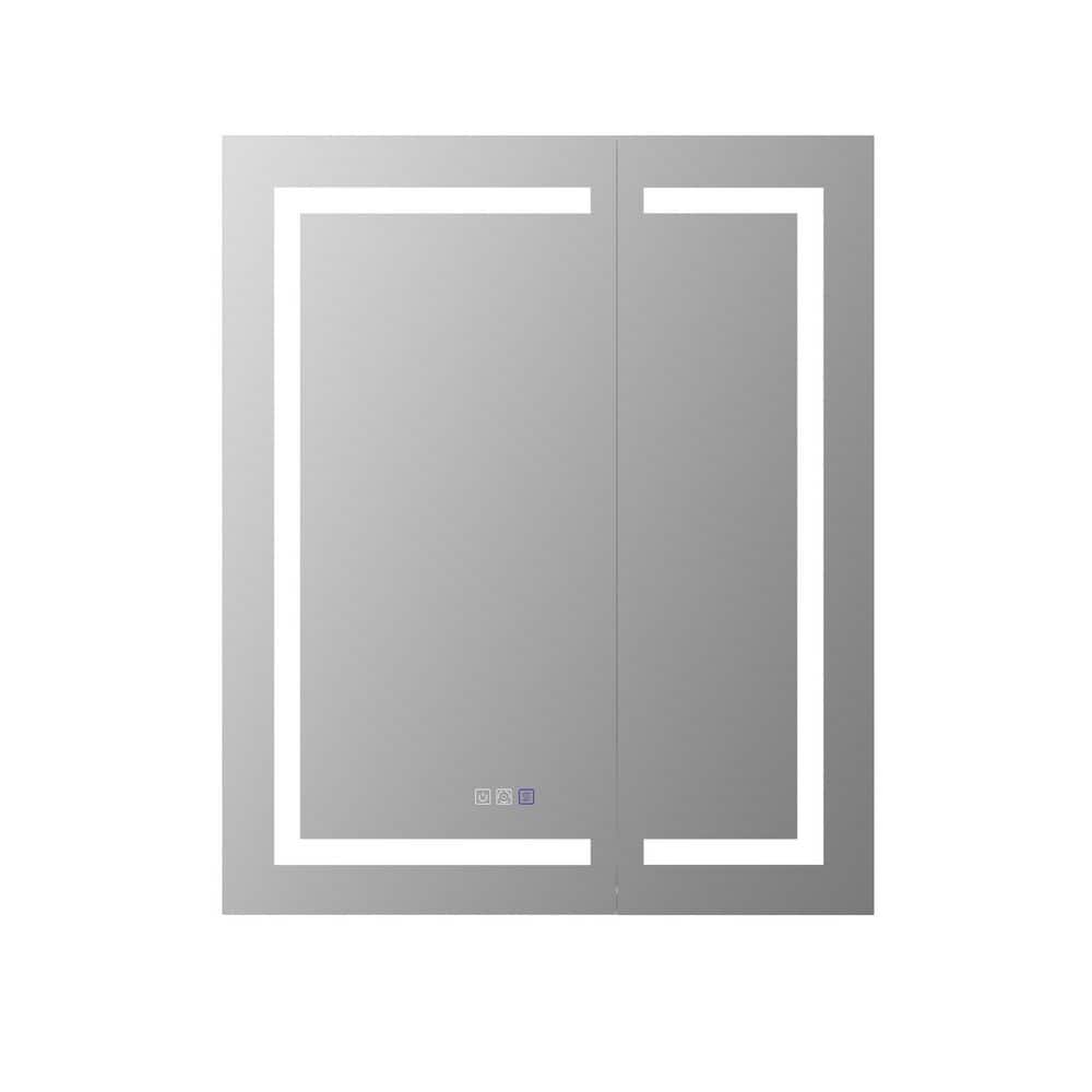 30 in. W x 36 in. H Rectangular Aluminum Medicine Cabinet with Mirror price history on PriceWatchPro