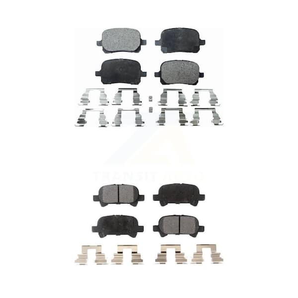 TEC Front Rear Ceramic Brake Pads Kit For Toyota Camry Avalon Solara KTC-100372