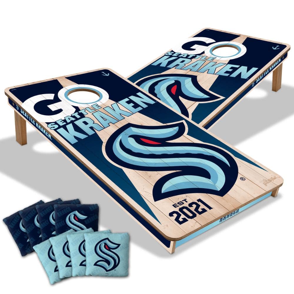 Seattle Kraken 2' x 4' Cornhole Game product image for price tracking