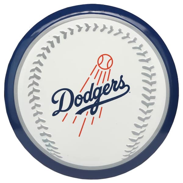 Los Angeles Dodgers Round Baseball Metal Sign