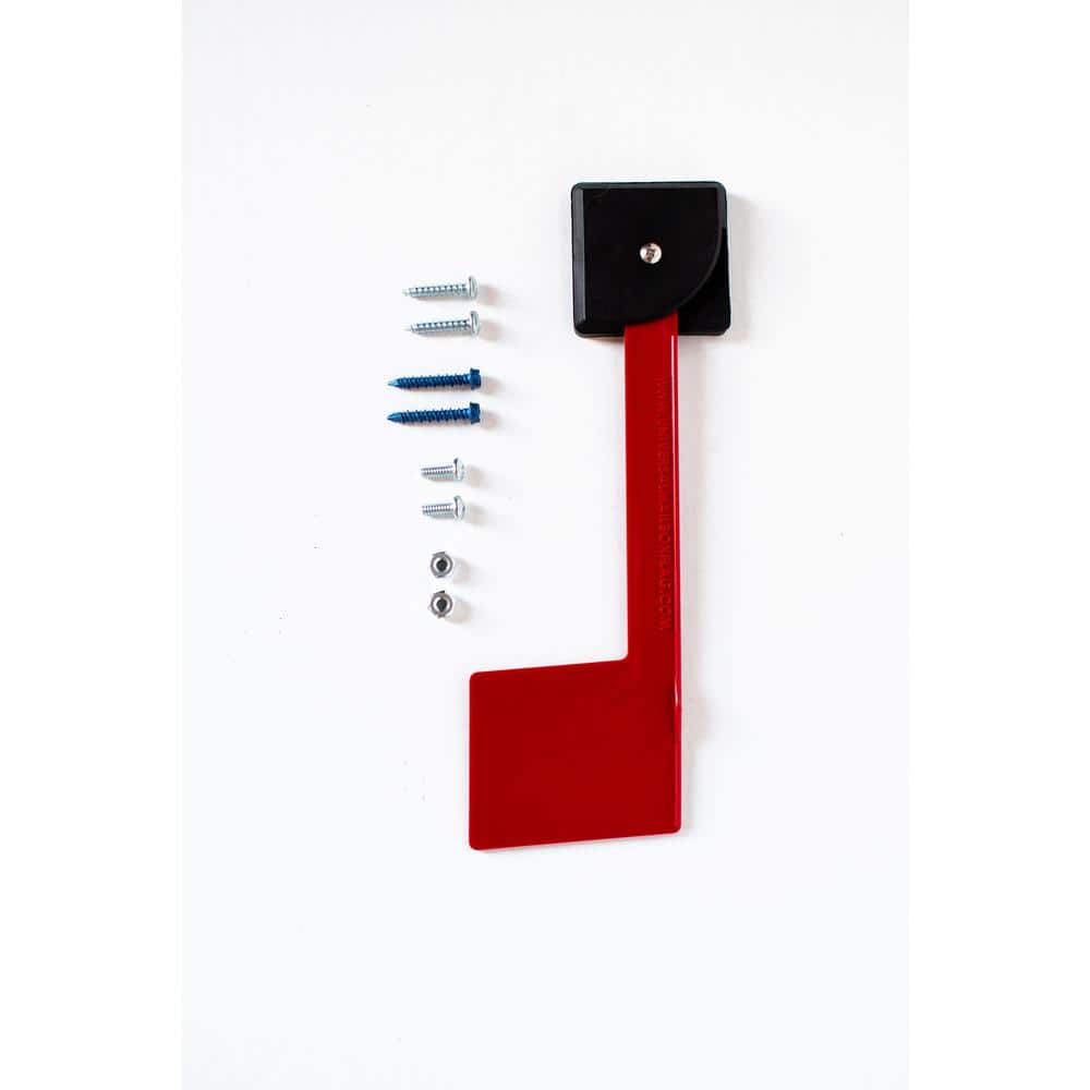 RetroFit Red Plastic Universal Mailbox Flag with Mounting Hardware