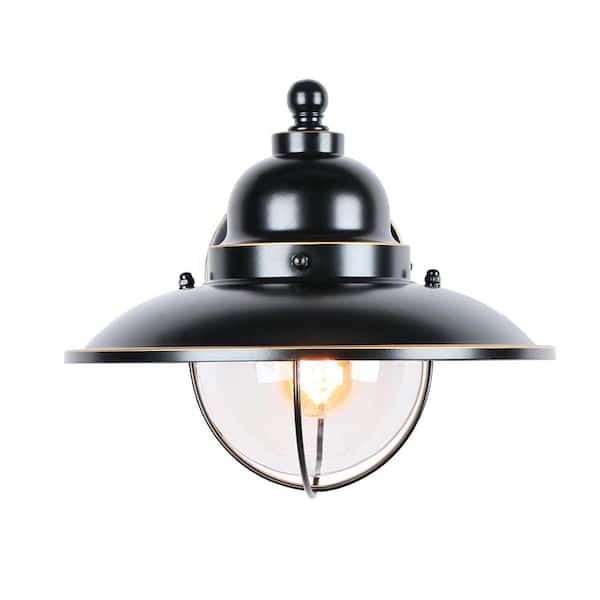 1 Light Imperial Black Outdoor Wall, Imperial Black Outdoor Wall Mount Barn Light Sconce