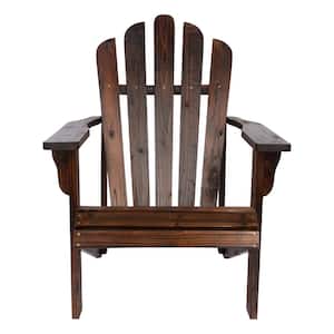 Westport Burnt Brown Wood Adirondack Chair