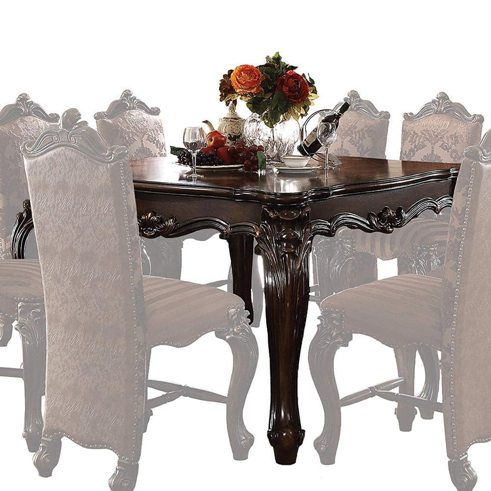 Versailles Cherry Oak Extendable Counter Height Dining Table