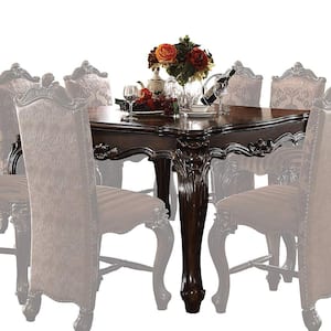 Versailles 55 in. Rectangle Brown Wood Top with Wood Frame Seats 8