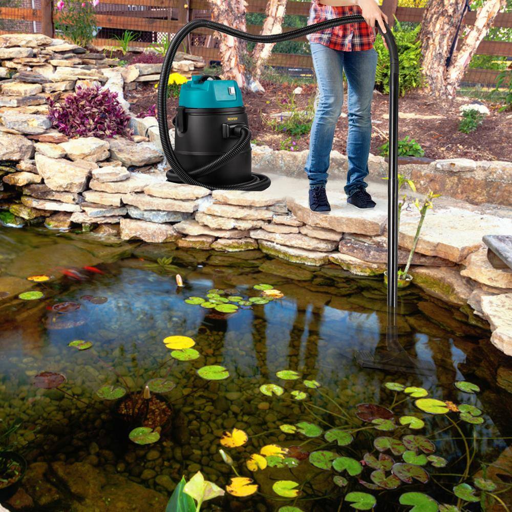 VEVOR 1400W Black and Teal Pond Vacuum Cleaner with Accessories