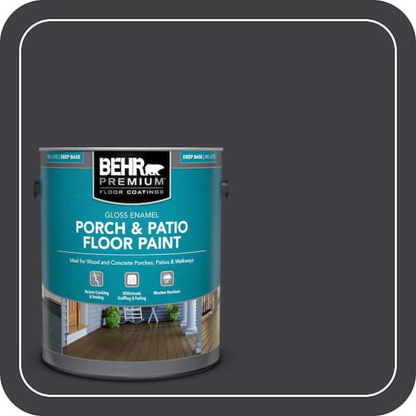 BEHR PREMIUM 1 gal. #PPU18-01 Cracked Pepper Gloss Enamel Interior