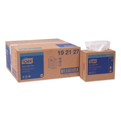 Multipurpose Paper Wiper, 9.25 in. x 16.25 in., White, 100/Box, 8 Boxes/Carton