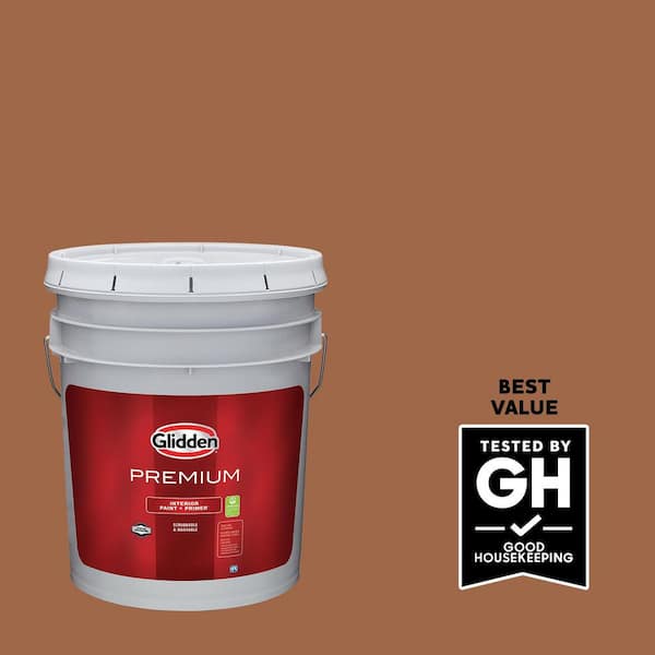 5 gal. PPG1069-6 Foxfire Brown Semi-Gloss Interior Latex Paint