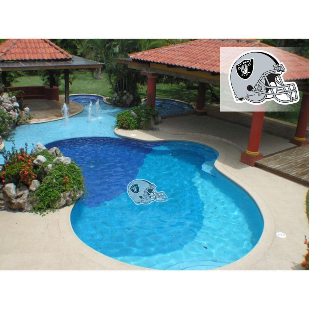 Applied Icon NFL Oakland Raiders 29 in. x 29 in. Small Pool Graphic ...
