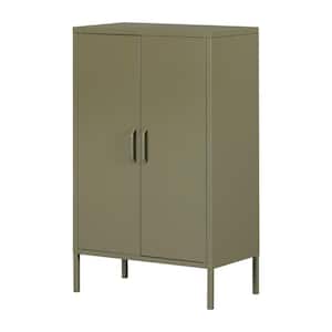 Eddison Olive Green Metal 25.5 in. Buffets and Sideboards