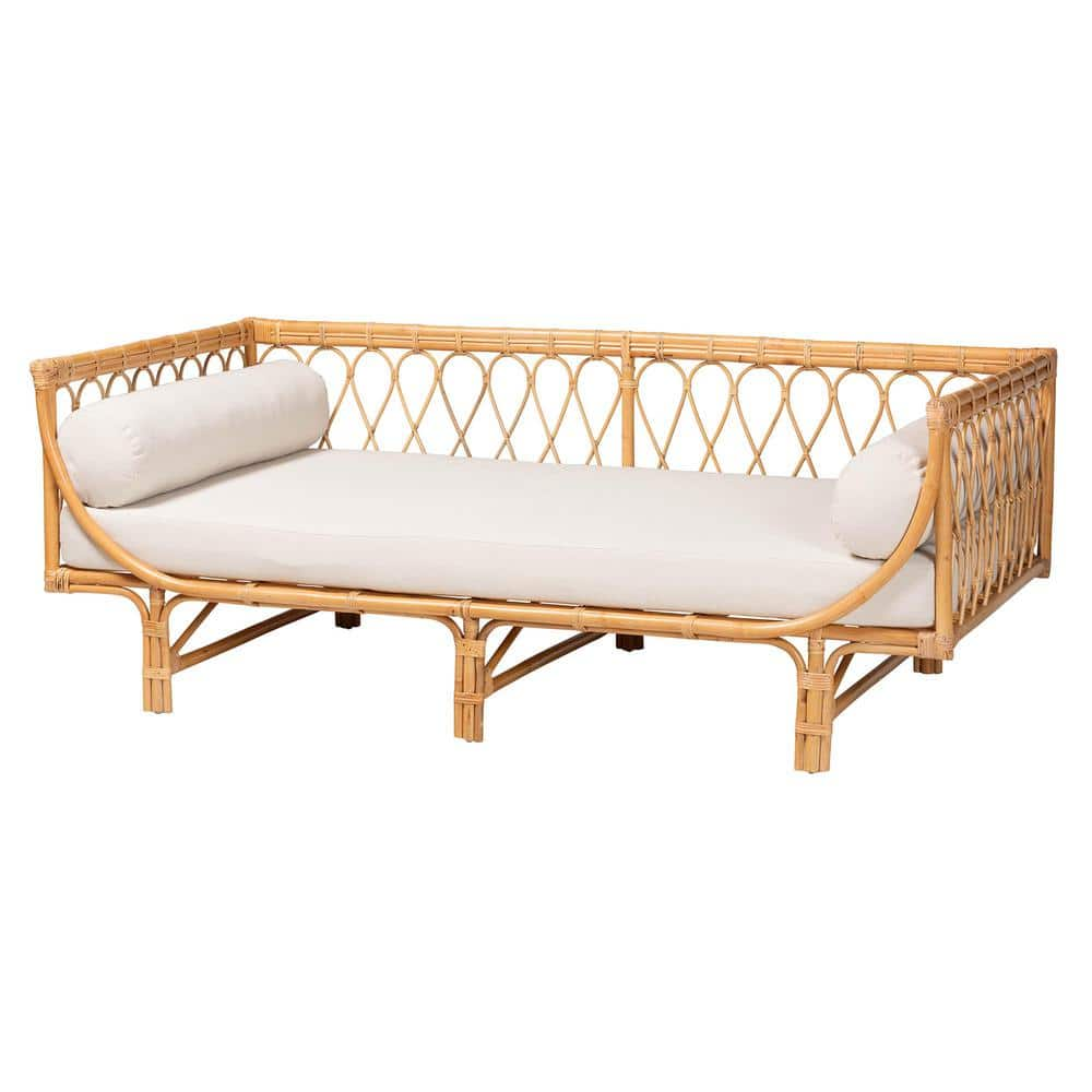 bali & pari Davida Natural Rattan Twin Daybed 241-13406-HD - The Home Depot