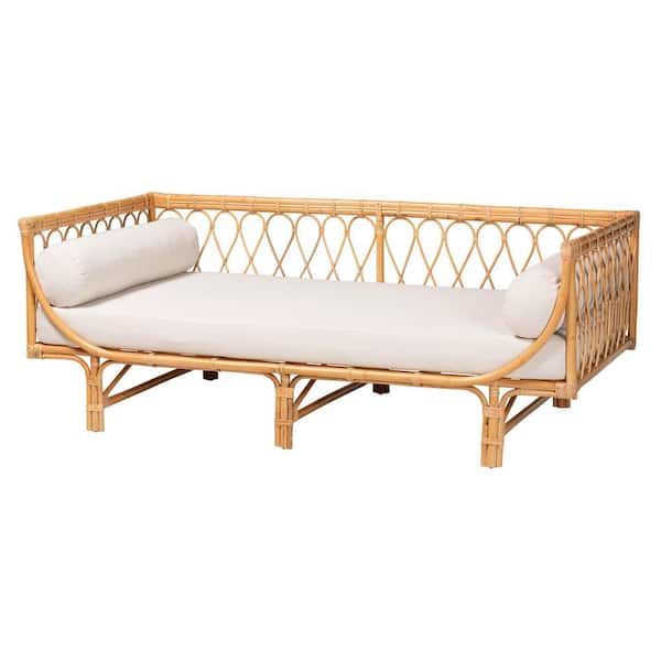 bali & pari Davida Natural Rattan Twin Daybed