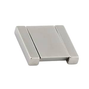 1 1/4 in. (32 mm) Brushed Nickel Modern Cabinet Drop Pull
