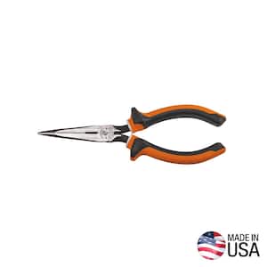 Long Nose Side Cut Pliers, 7-Inch Slim Insulated