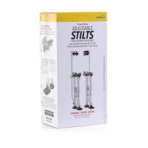 18 in. to 30 in. Aluminum Drywall Stilts