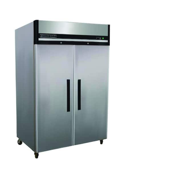 Maxx Cold X-Series 49 cu. ft. Double Door Commercial Reach In Upright Freezer in Stainless Steel