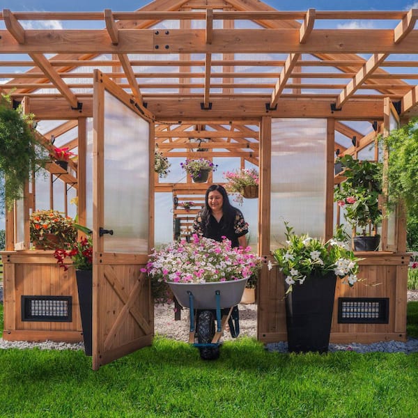 ahplベロベラン Reviews for Backyard Discovery Bellerose XL 13 ft. x 11 ft. Cedar