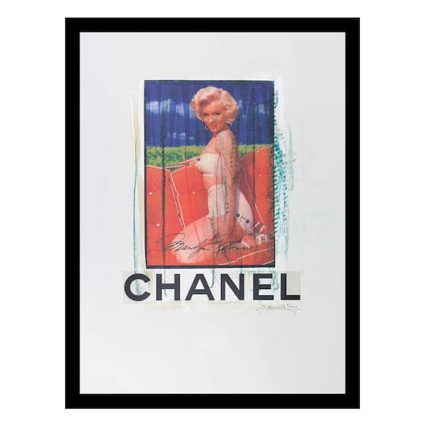 VENICE BEACH Collections Vintage Marilyn Monroe in all her Beauty by Fairchild Paris Framed Graphic Print People Poster Art 18 in. x 14 in.