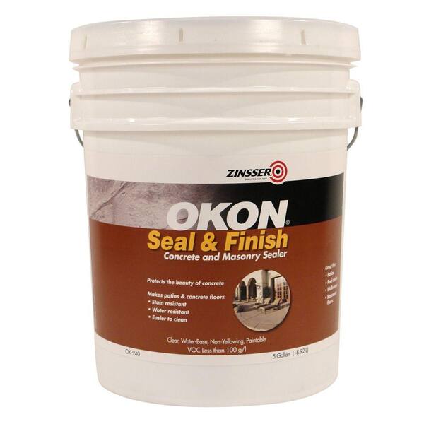 OKON 5-gal. Clear Low Gloss Seal and Finish for Concrete and Masonry-DISCONTINUED