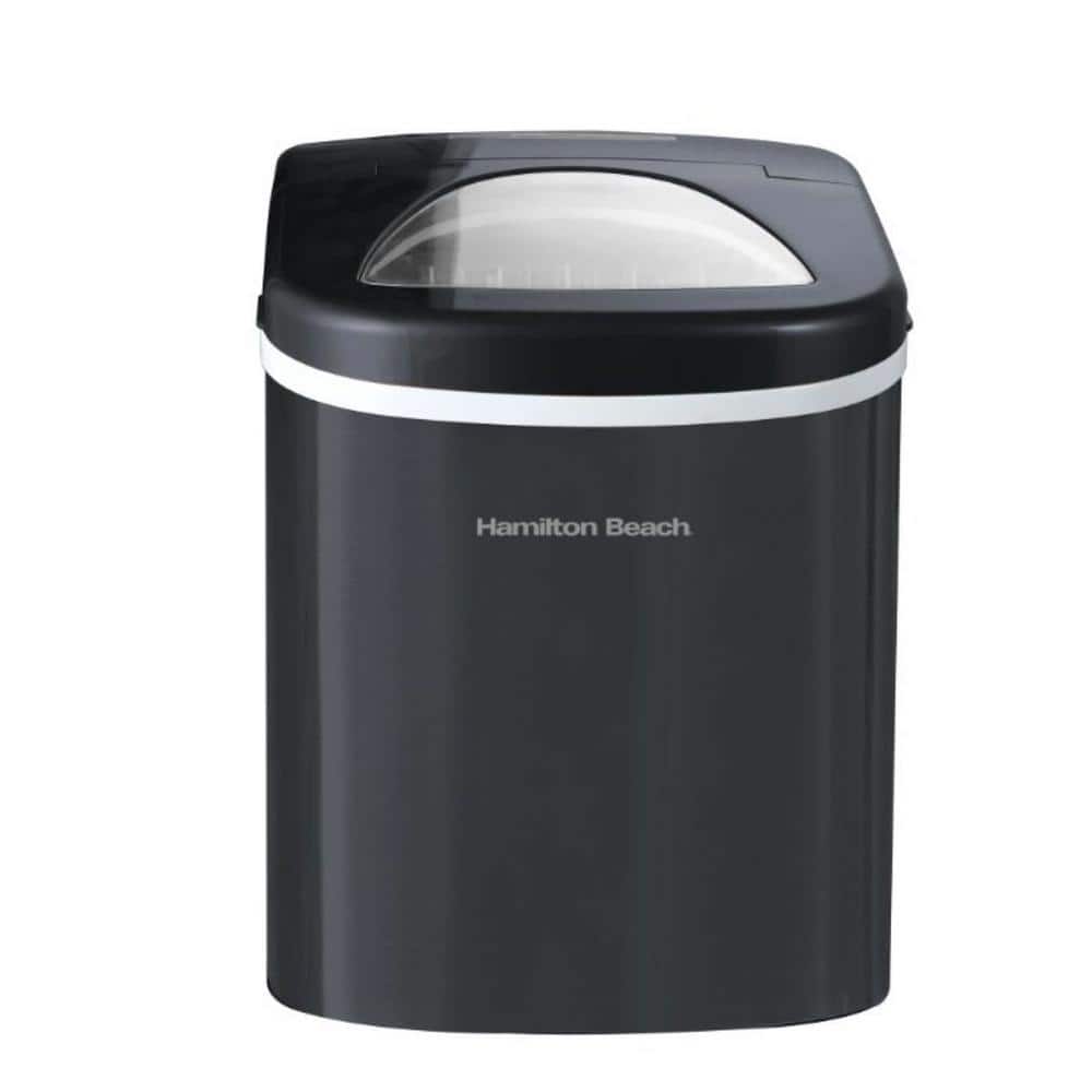 Hamilton Beach Ice Maker Black Stainless Steel