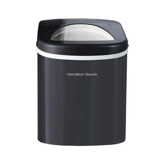 Ice Maker Black Stainless Steel
