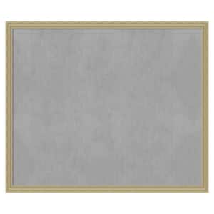 Champagne Teardrop 51 in. x 43 in. Framed Magnetic Board