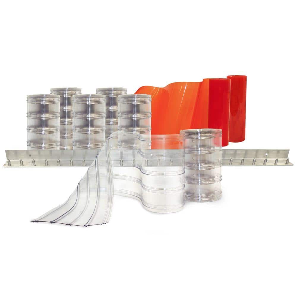Scratch-Guard 4 ft. x 7 ft. PVC Strip Door Kit