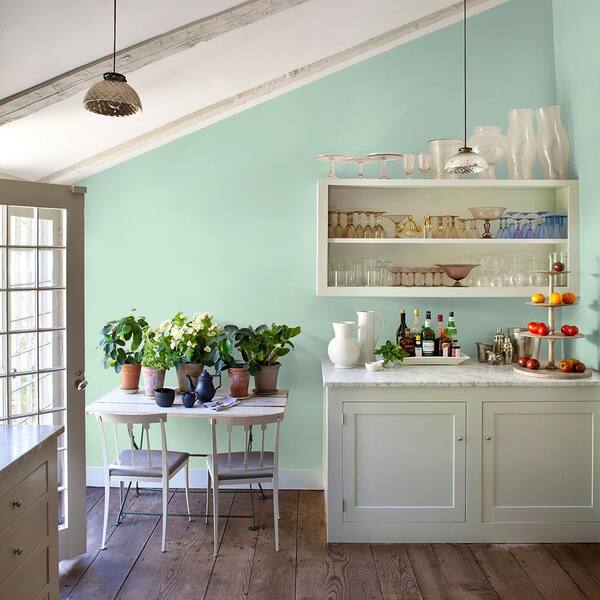 Glidden Essentials 1 Gal Hdgg55d New Mint Green Semi Gloss Interior Paint Hdgg55de 01sn - Mint Color Paint Gloss Glidden Essentials 1 Gal Hdgg55d New Mint Green Semi Gloss Interior Paint Hdgg55de 01sn - Mint Color Paint Gloss