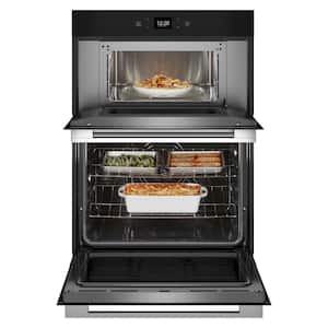 30 in. Electric Wall Oven & Microwave Combo in. Fingerprint Resistant Stainless Steel with Convection and Air Fry