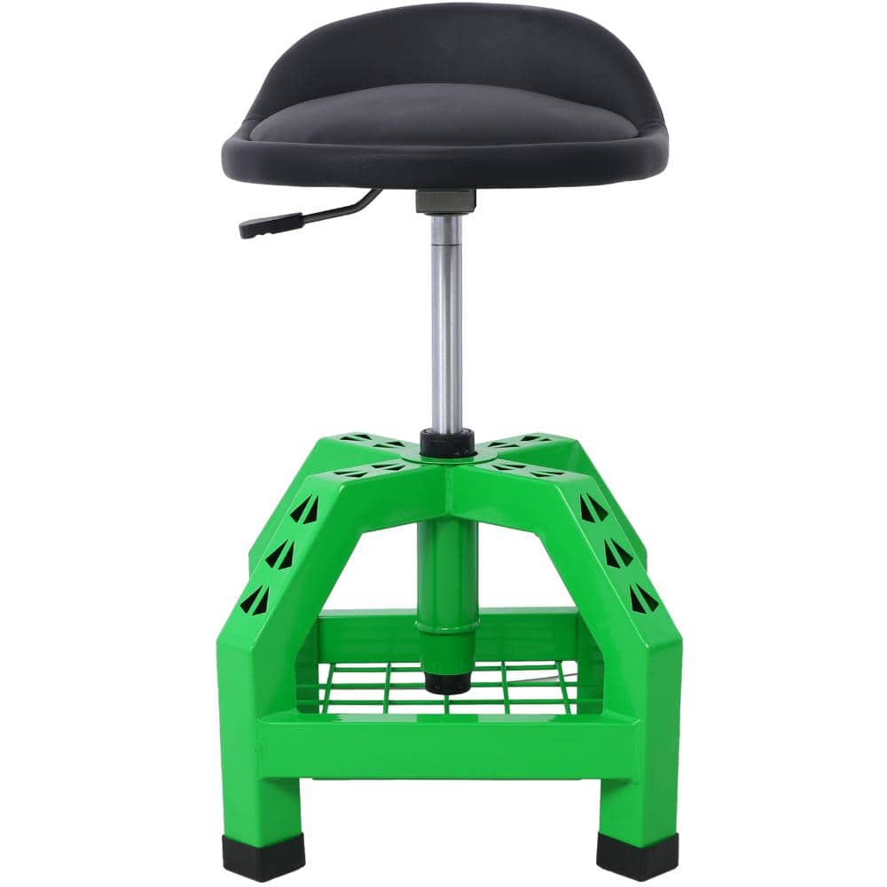 360 Degree Swivel Rolling Mechanics Stool, Heavy Duty Garage Work Seat in Green price history on PriceWatchPro