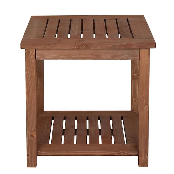 Wood Outdoor Side Table