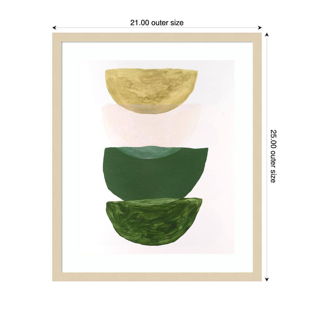 Lisa Choate Sea Kelp II Green Abstract Framed Wall Art
